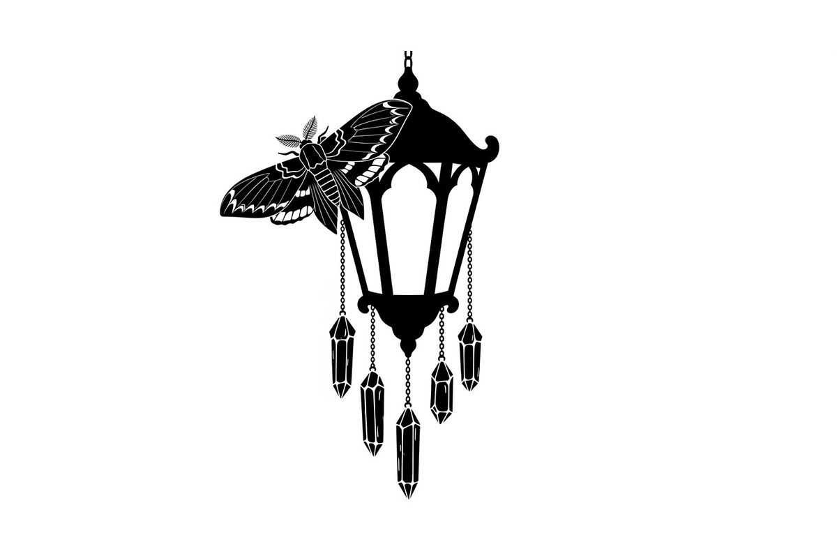 Mystical Moth Lantern Design Bundle, an Illustration by Designs_River (Photo 4 of 31)