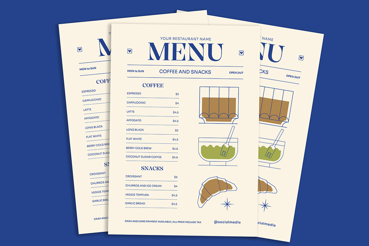 Clean and Minimalist Menu, a Templates & Theme by Gumico Studio. (Photo 1 of 3)