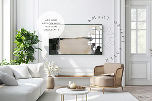 Frame Mockup, TV Living Room Mockup