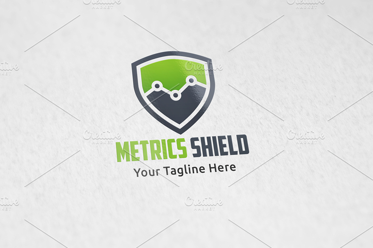 Metrics Shield - Logo Tempalte, a Branding & Logo Template by Martin-Jamez