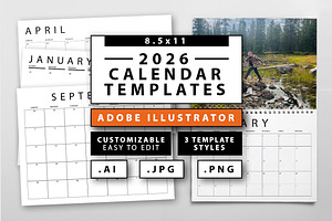 2026 Calendar Templates