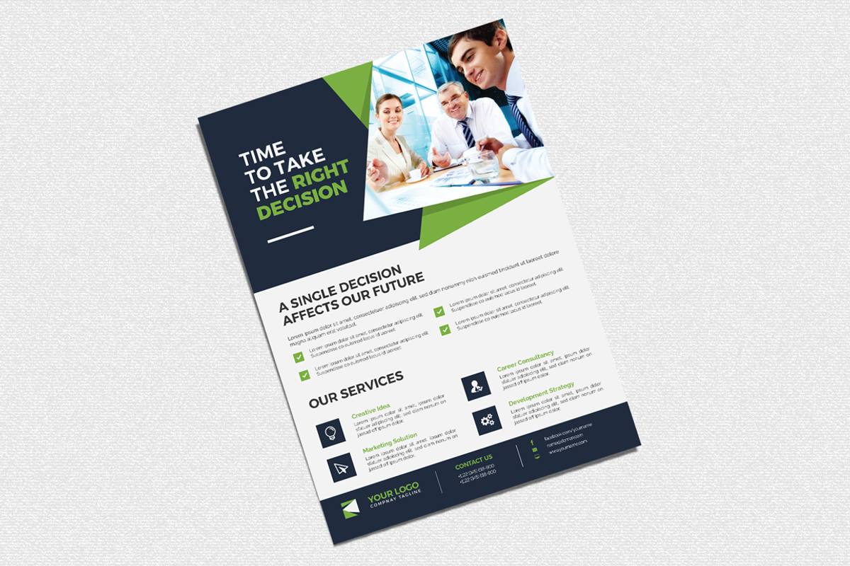 Multipurpose Business Flyer, a Flyer Template by NasirGrfx (Photo 4 of 5)