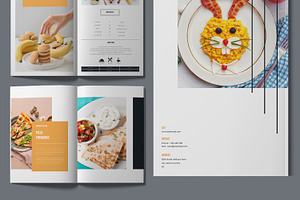 Cook Book Brochure Design Template