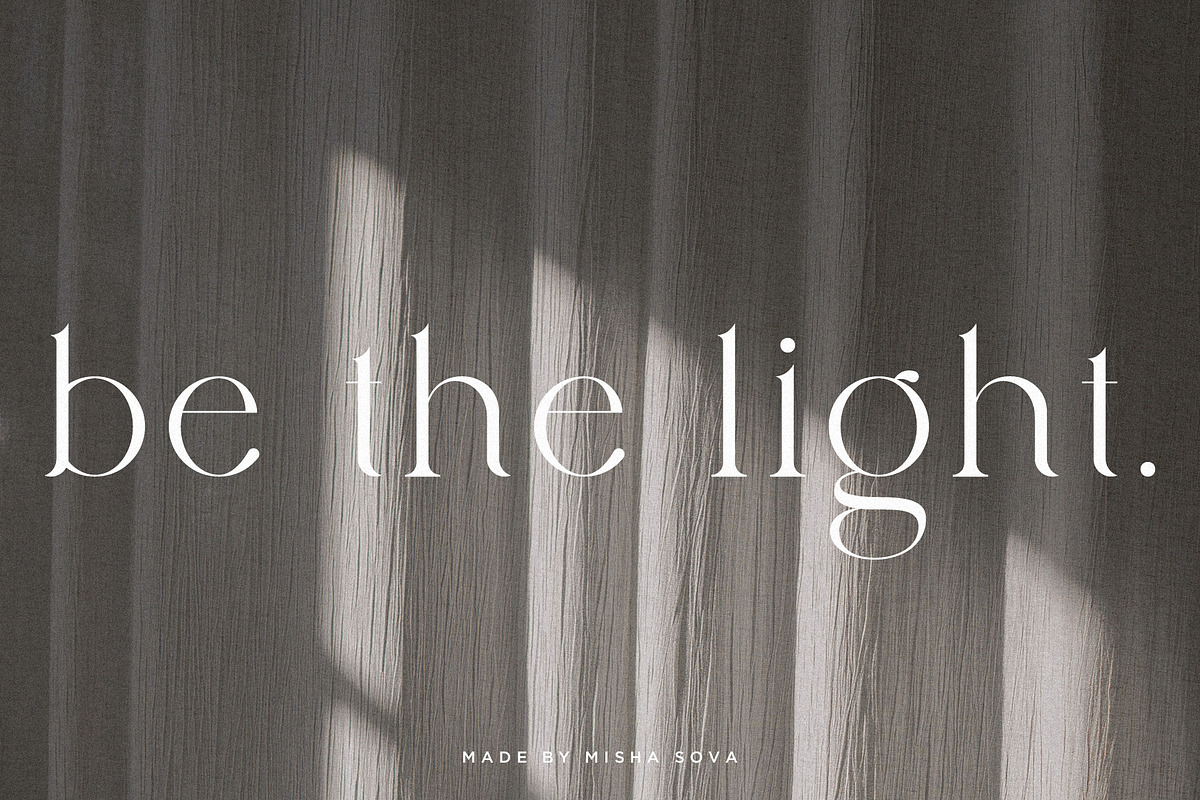 gesture - elegant serif, a Serif Font by Misha Sova (Photo 6 of 9)
