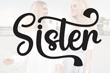Sister | Script Font