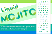 Liquid Color Font Trio, a Font by 9 Lives Illustration (Thumbnail 5 of 6)