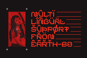 BARKMO-36 - Futuristic CyberpunkFont, a Sans Serif Font by Enxyclo Studio (Thumbnail 6 of 10)