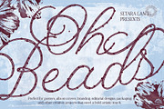 Oh Beads - Beaded Script Font, a Script Font by Setara Langit CreativeStd (Thumbnail 1 of 14)