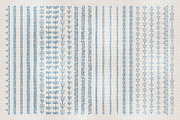 Doodle pattern Illustrator brushes, a Brush Add-On by SunArt (Thumbnail 2 of 2)