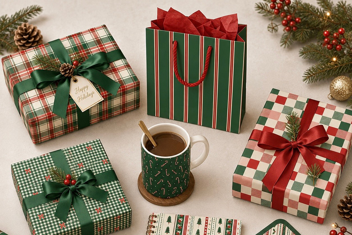 Christmas Seamless Patterns, a Decorative Illustration by HeavensStar (Photo 2 of 8)