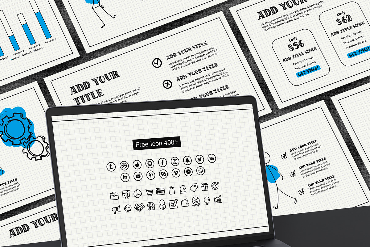 Handraw Modern Powerpoint Template, a Presentation Template by SKY CREATION (Photo 7 of 7)