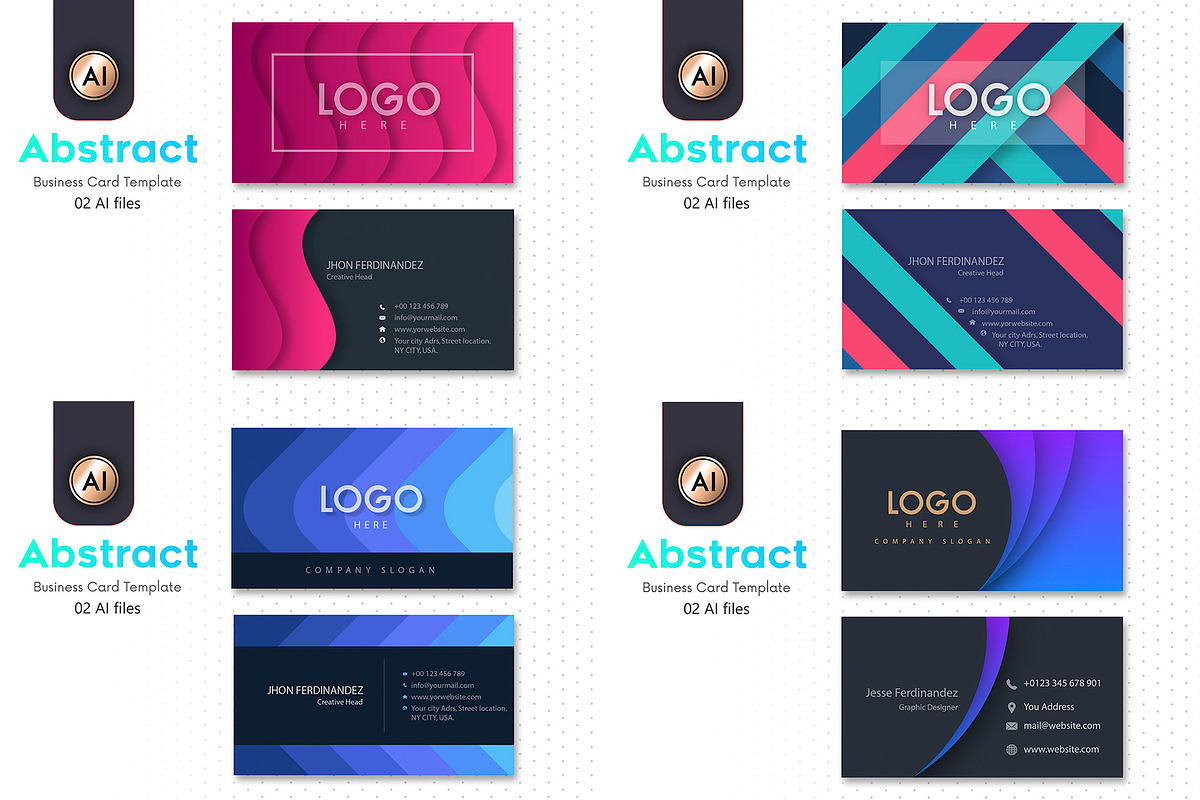 125 Business Card MEGA Bundle, a Business Card Template by M6 Gallery (Photo 2 of 33)