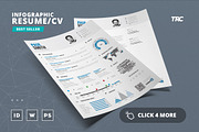 Infographic Resume/Cv Template Vol.1, a Resume Template by TheResumeCreator (Thumbnail 2 of 9)