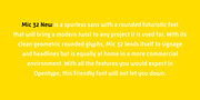 Mic 32 New, a Sans Serif Font by Moretype (Thumbnail 2 of 5)