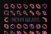 Sci-Fi Glass Abstract 3D PNG Shapes, an Object Graphic by stasylionet (Thumbnail 10 of 10)