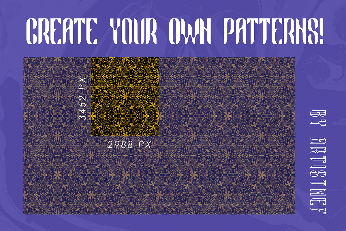 Kaleidoscope Pattern Generator, a Layer Style Add-On by ArtistMef (Photo 5 of 10)