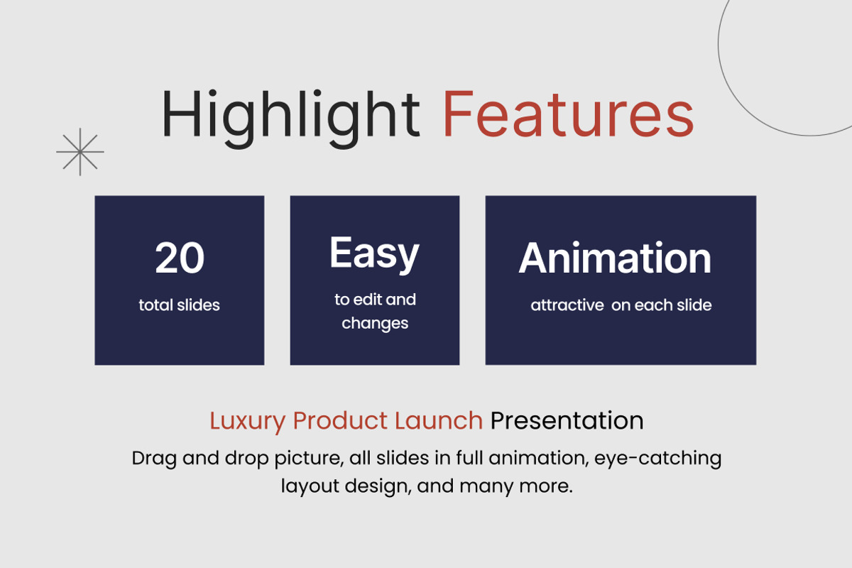 Luxury Product Launch PowerPoint, a Presentation Template by Loin Studio (Photo 2 of 4)