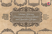 Vintage Victorian Ornamental Frames, a Decorative Illustration by C-Kav (Thumbnail 1 of 7)