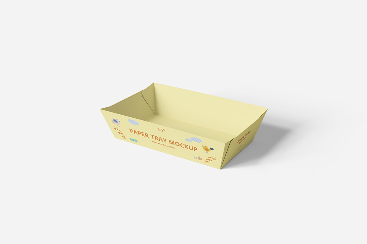 Paper Tray Mockup, a Product Mockup by bimockup (Photo 2 of 6)