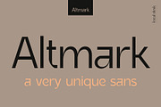Altmark – a very unique sans, a Sans Serif Font by Local Desk Designstudio (Thumbnail 1 of 23)