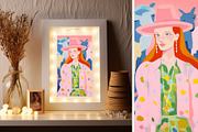 8 Happy Muti-color wall art print 2, a Decorative Illustration by ARTOZEN DIGITAL (Thumbnail 6 of 16)
