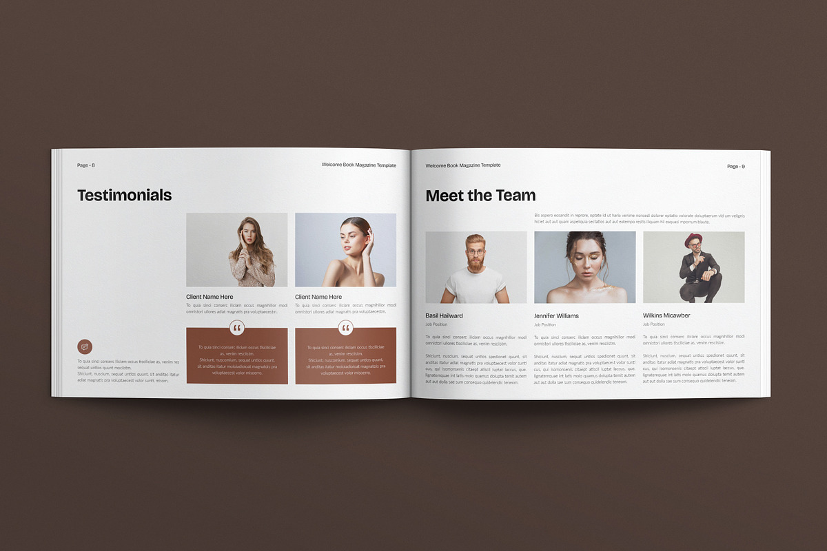 Welcome Book Magazine Landscape, a Magazine Template by E-Type (Photo 4 of 7)