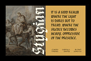 CS Noisy – Blackletter Font, a Blackletter Font by Craft Supply Co. (Thumbnail 5 of 8)