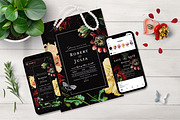 FLOWER WEDDING INVITATION SUITES, an Invitation Template by Totem Invitation House (Thumbnail 2 of 7)