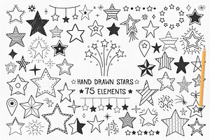 Hand Drawn Stars