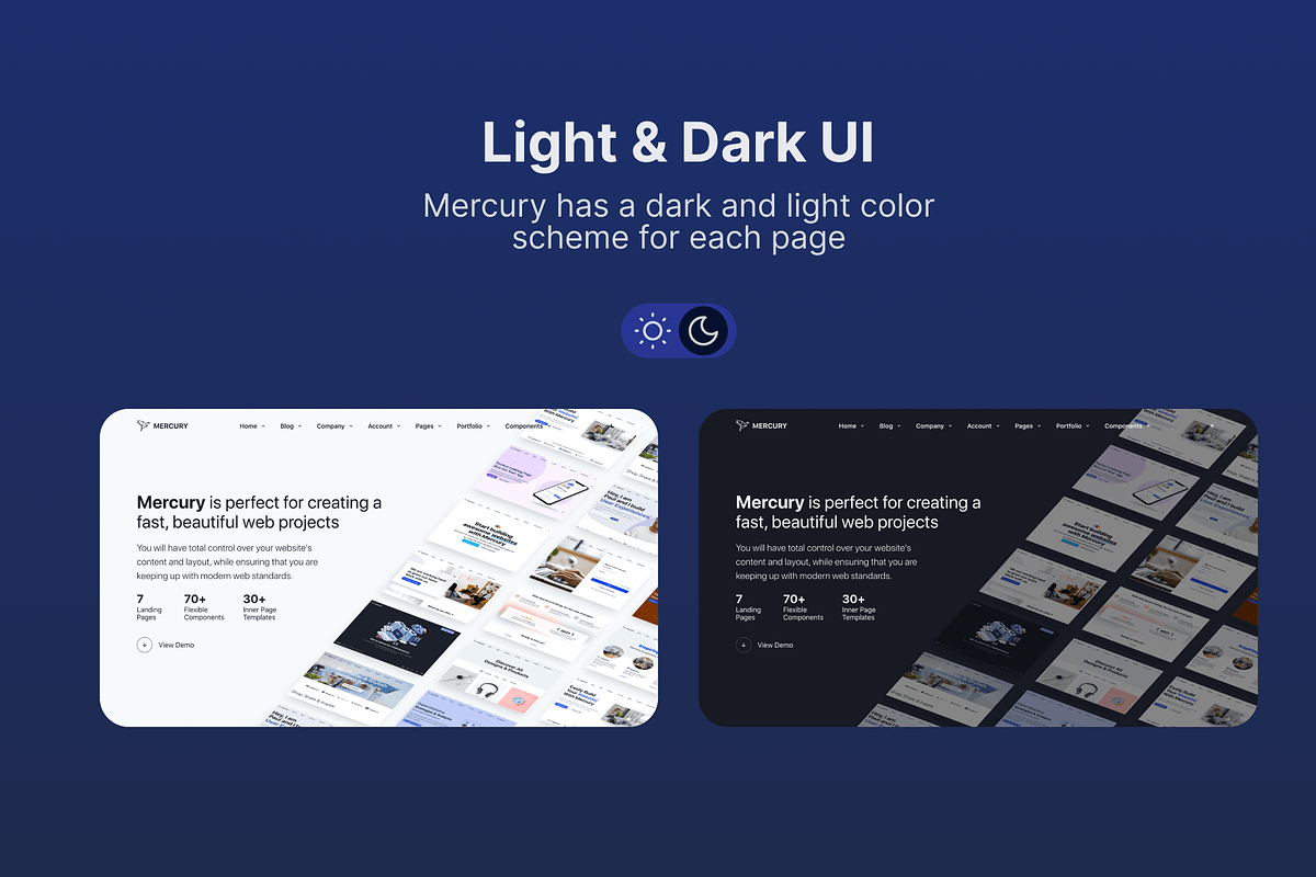Mercury React Template with ChakraUI, a HTML Template by Themebiotic (Photo 3 of 3)