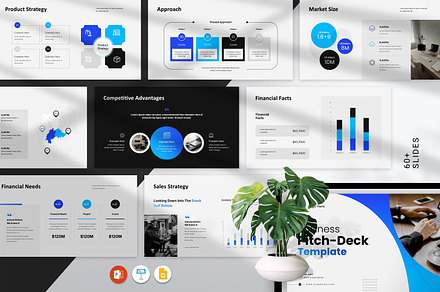 Pitch Deck Presentation Template, a Presentation Template by Studio Artisan