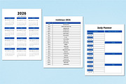 2026 Daily Journal KDP Interior, a Stationery Template by Shumaya (Thumbnail 2 of 4)