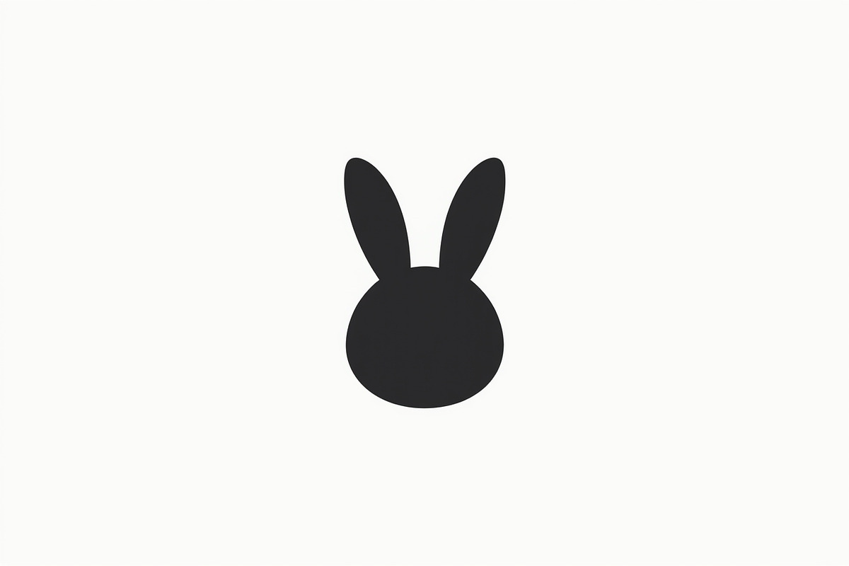 Simple Bunny Head Silhouette Pack, an Illustration by Designs_River (Photo 6 of 7)
