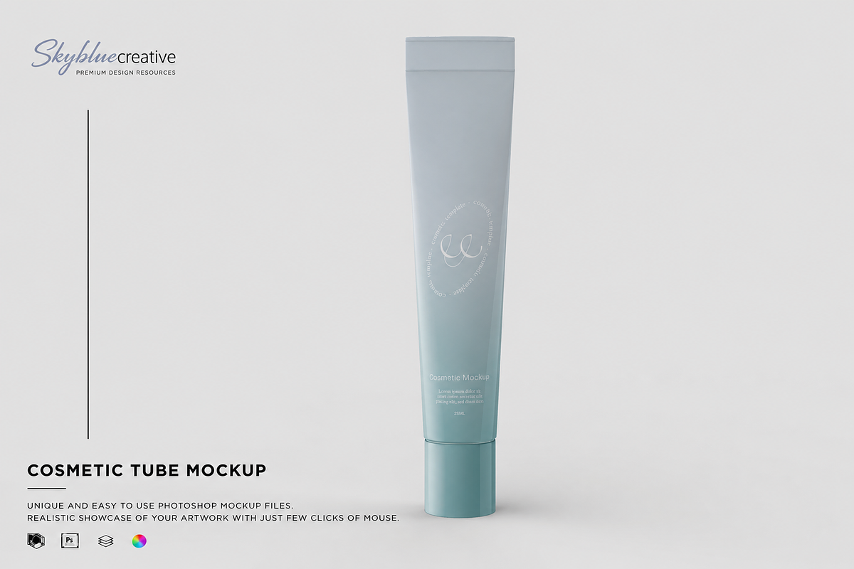 Beauty Product Mockup, a Packaging Mockup by skybluecreative (Photo 1 of 2)