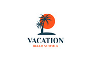 Summer Vacation Beach Logo Bundle, a Branding & Logo Template by Dyn Studio (Thumbnail 4 of 6)