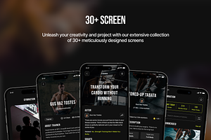 Gymnation - Gym App UI Kit