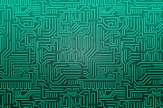 Circuit board seamless patterns set, a Pattern Graphic by mnke art studio (Thumbnail 2 of 5)