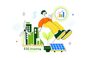 10 Green Finance Investing, a Finance Illustration by denayunebgt (Thumbnail 4 of 4)