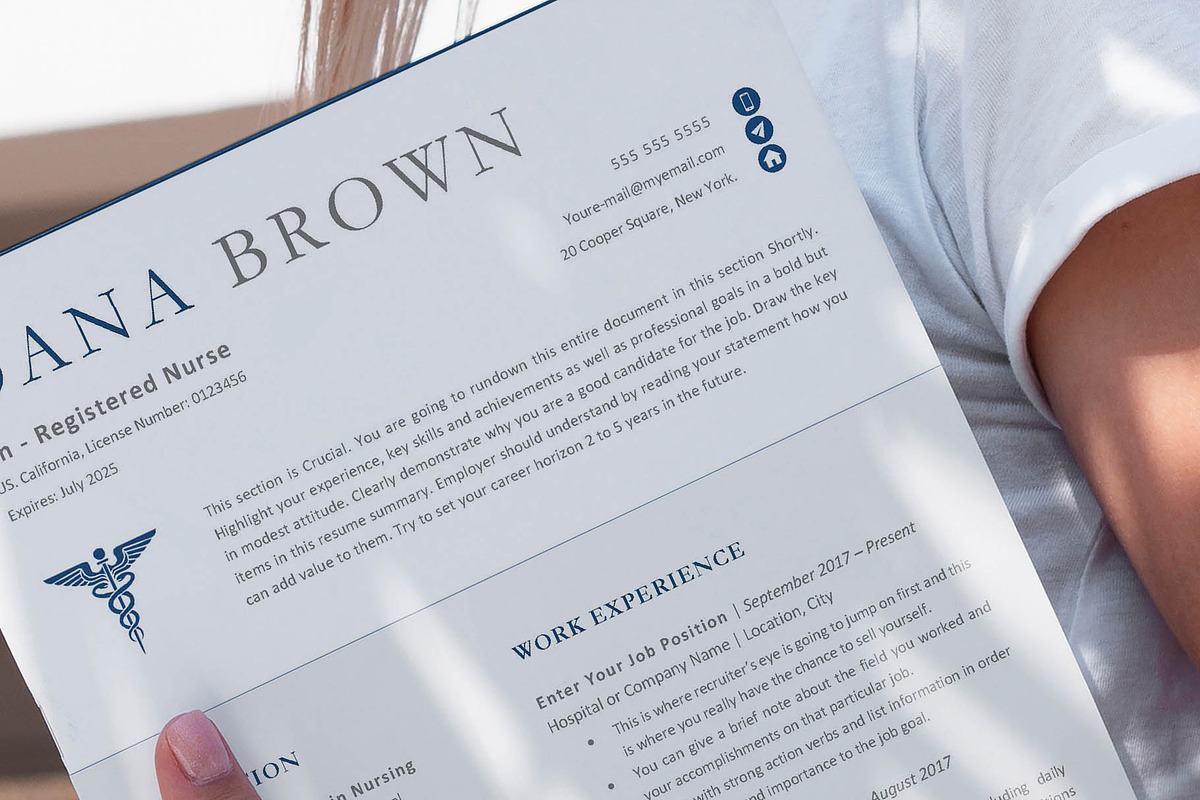 RN Resume Template Nurse, a Resume Template by VictoriousVita (Photo 7 of 8)