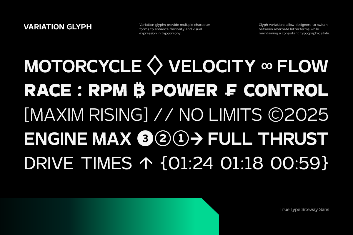 TRT Monexa Modern Sans Typeface, a Sans Serif Font by truetype (Photo 13 of 15)