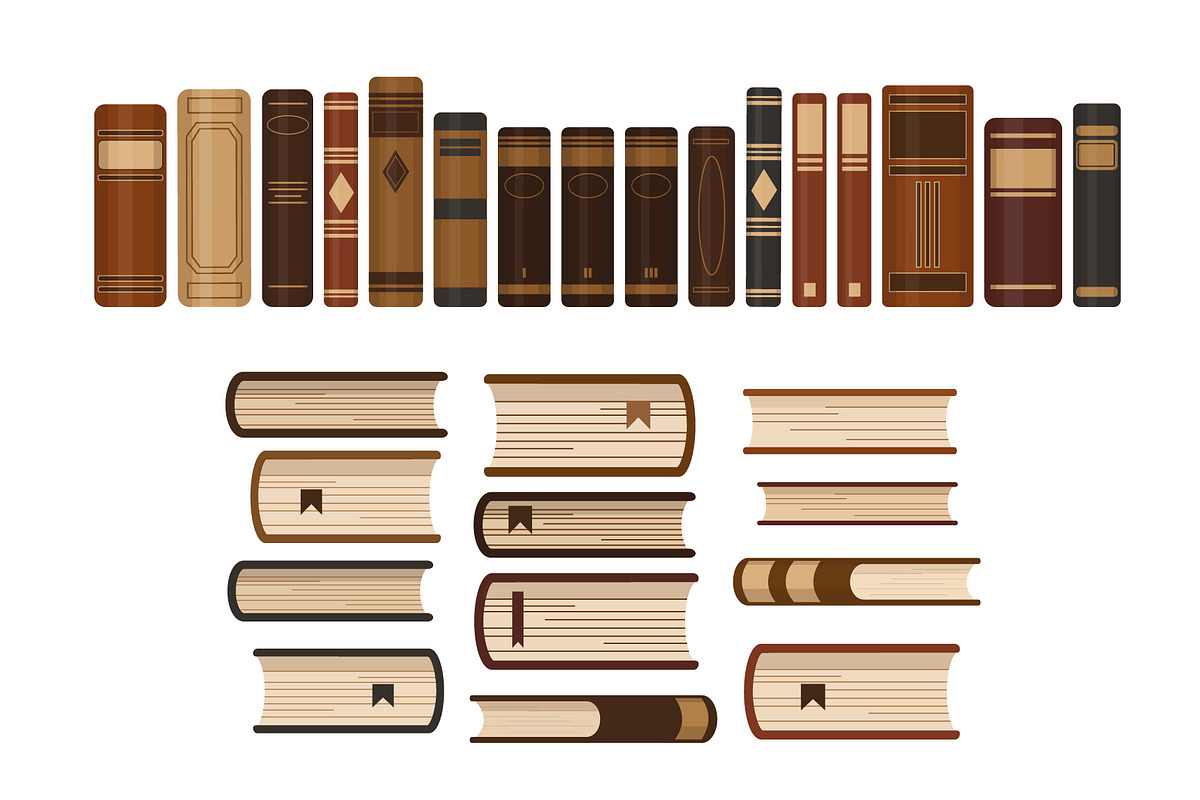Books vintage collection, an Education Illustration by Elena Istomina (Photo 2 of 8)