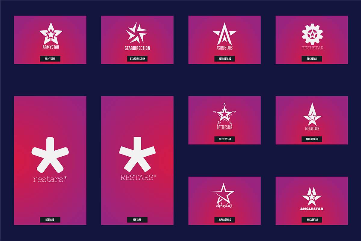 Star logopack, a Branding & Logo Template by airunreal (Photo 4 of 7)