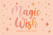 Magic Wish Handwritten Script Font, a Script Font by The Creative Bix (Thumbnail 1 of 7)