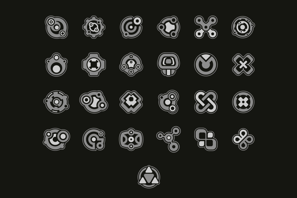 Abstract Symbols, an Object Graphic by Ember Studio (Photo 2 of 2)