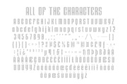 CS Alford Ascii, a Sans Serif Font by Craft Supply Co. (Thumbnail 8 of 8)