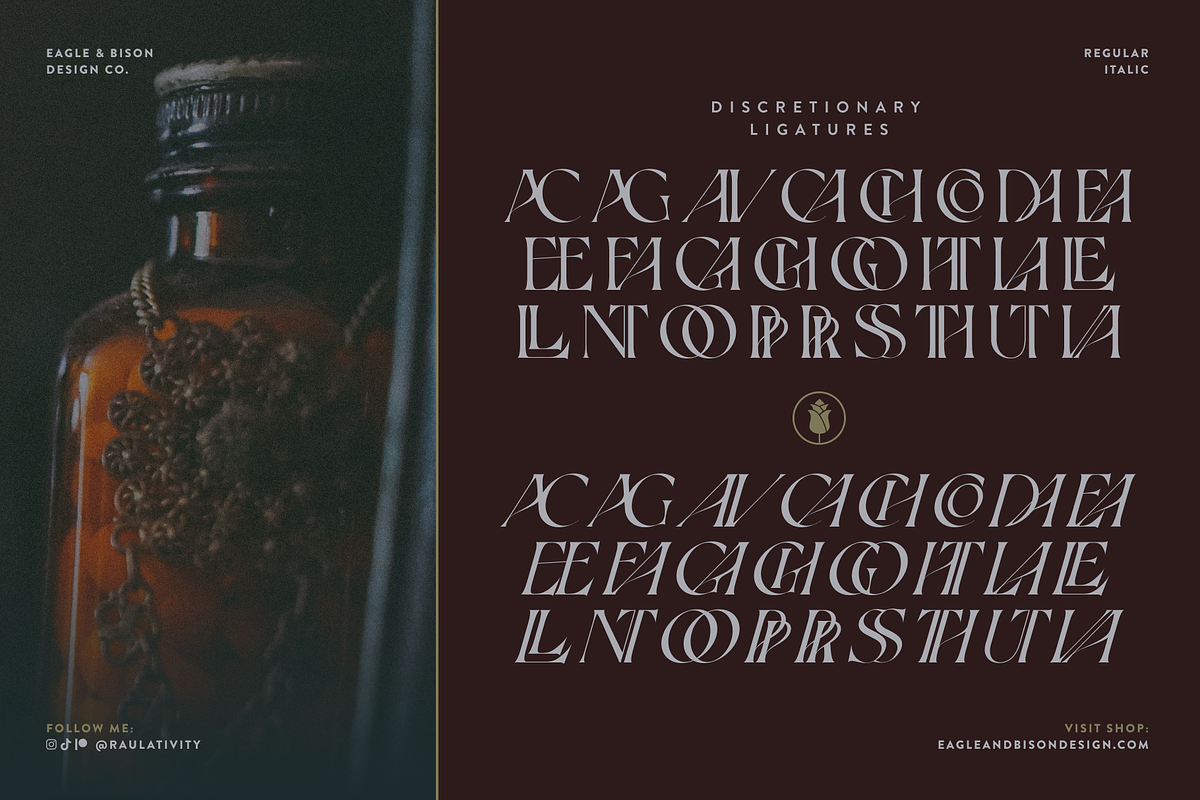 Inkveins - A Serif + Italic Font, a Serif Font by Eagle & Bison Design Co. (Photo 5 of 6)