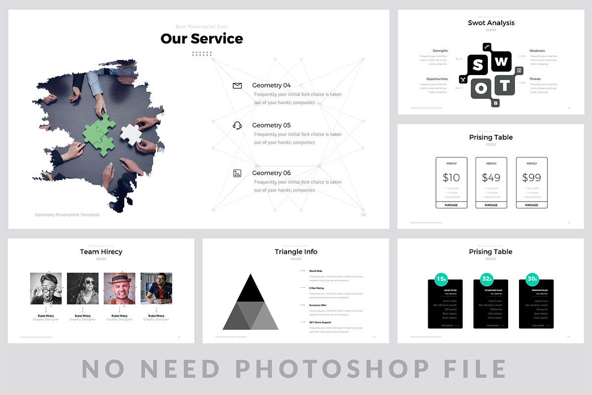 Geometric PowerPoint Template, a Presentation Template by ZAAS (Photo 7 of 11)