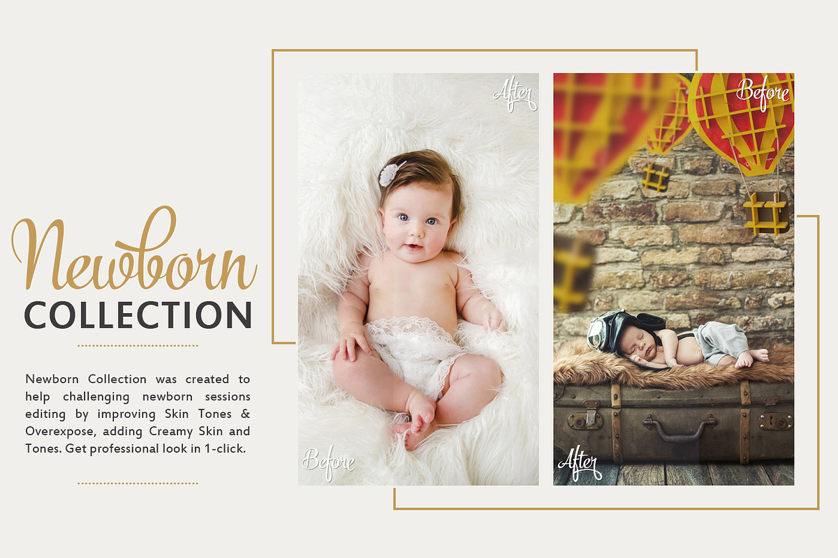 Newborn Baby Lightroom Presets, an Action Add-On by BeArt-Presets (Photo 9 of 22)
