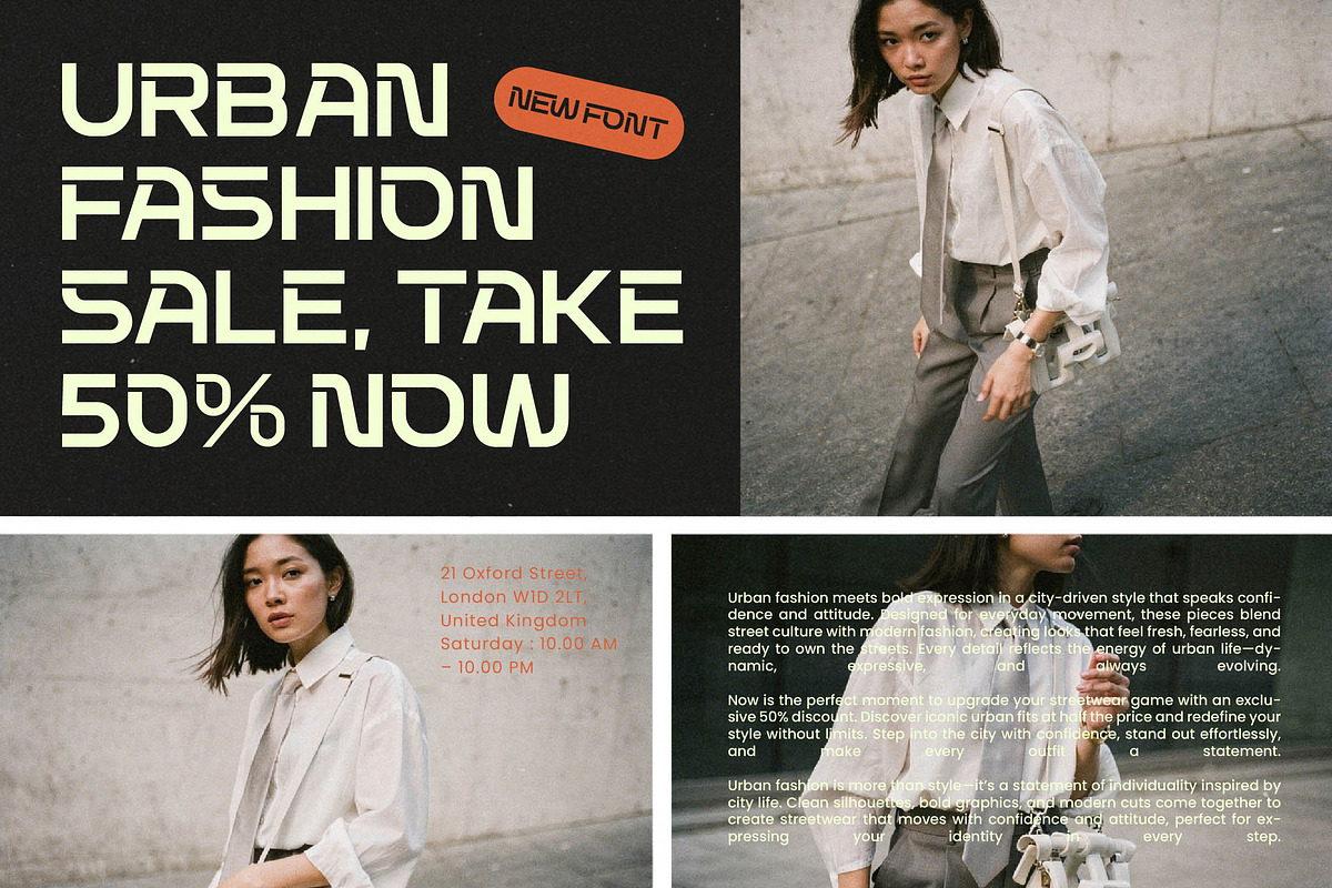 Techetic Human Futuristic Font, a Sans Serif Font by timelesstype.co (Photo 13 of 20)