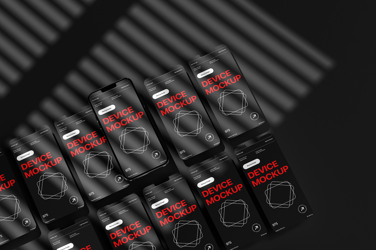 10 PSD Multiscreen Iphone Mockup, an iPhone Mockup by East Gallery (Photo 10 of 10)